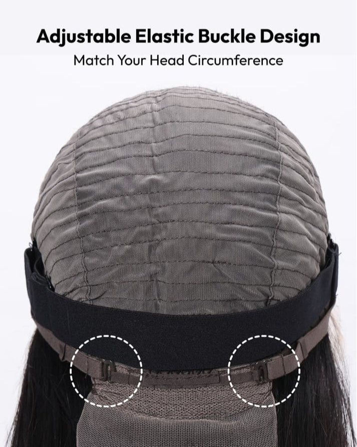 Black Deep Wave 13x4 HD Frontal Closure Wig